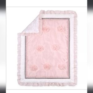 The Peanut Arianna 3-Piece Crib Bedding Set - Pink Bedding